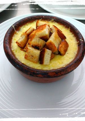 Una foto de Sopa de Cebolla