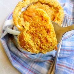 A picture of Wholewheat Cinnamon Mug Cake #mugcakeweek.