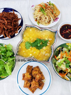 Hình của món Cơm nhà 4 (Cơm chay ngày rằm).