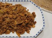 Una foto de picadillo dulce