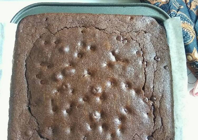 Brownies panggang 2 telur #BikinRamadanBerkesan