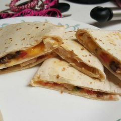 A picture of Chicken Quesadillas - simple, quick and so yummy!.