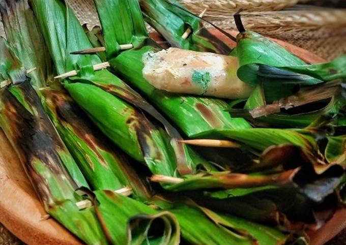 Otak - Otak Bakar Ikan tenggiri