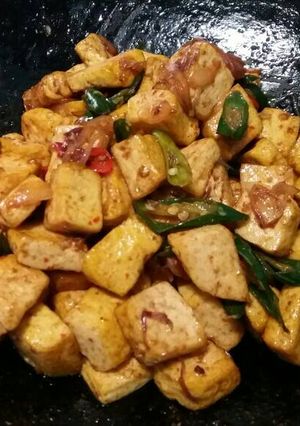 Foto resep Oseng tahu saos tiram