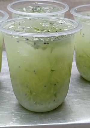 Foto resep Es Timun Serut Nutrisari Jeruk Nipis