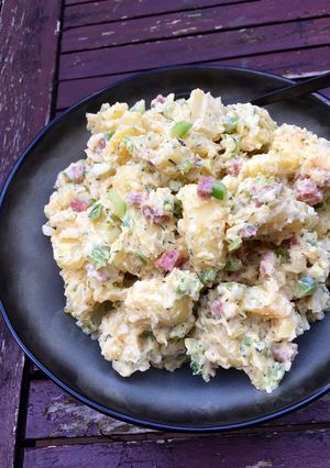 Kartoffelsalat mit Salami Rezepthauptbild