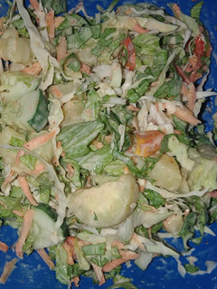 A picture of Sweet potatoes salad.