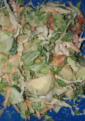 A picture of Sweet potatoes salad.