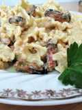 Pasta mafalda con mejillones en salsa Costa Brava