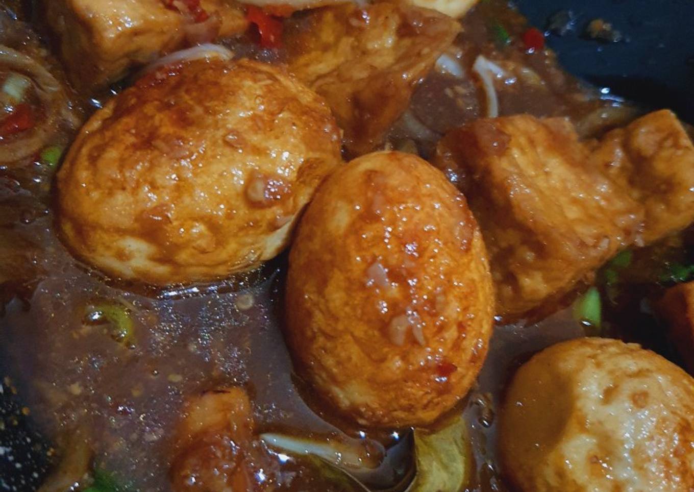 Semur Tahu dan Telur