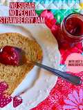 3 Ingredients No white Sugar Strawberry jam