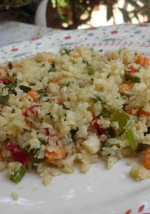 Una foto de Arroz de Coliflor