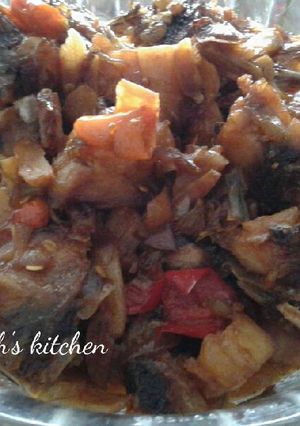 Foto resep Ikan Asin Bumbu Kecap