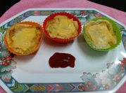 A picture of egg steamed bread