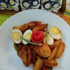 A picture of Sauce eggs.