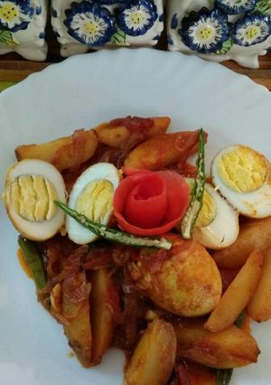 A picture of Sauce eggs.