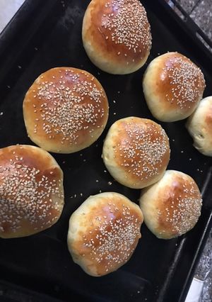 Una foto de Pan de Hamburguesas 💪💪🤤