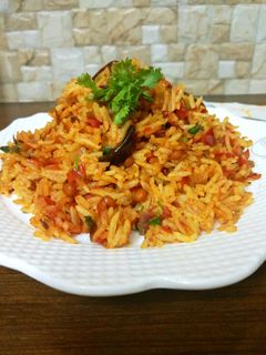 टमाटर चावल (Tamatar Chawal recipe in hindi) रेसिपी मुख्य फोटो