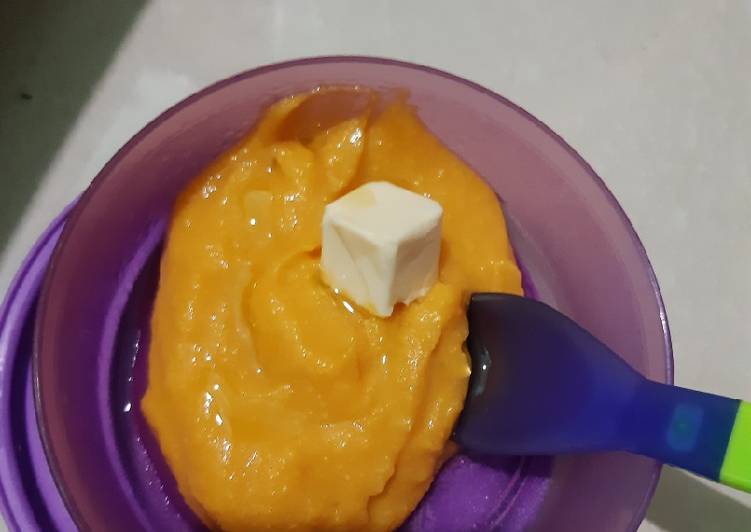 Mpasi 7 bulan pumpkin butternut dori