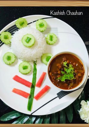 A picture of Black Chana Masala (Black Chickpeas).
