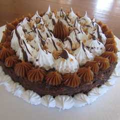 Una foto de Torta de salchichón de chocolate
