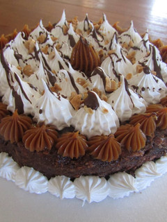 Una foto de Torta de salchichón de chocolate