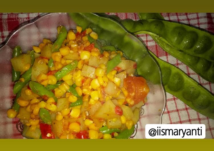 Resep Tumis kentang buncis jagung yang Bisa Manjain Lidah