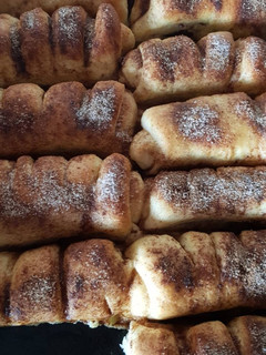 Fahéjas pudingos rúd recept fotója