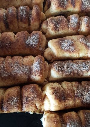 Fahéjas pudingos rúd recept fotója