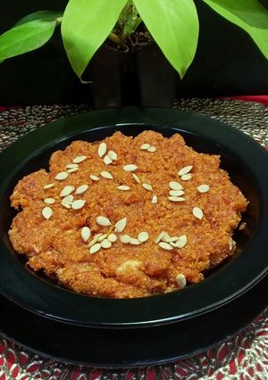 A picture of Gajar Halwa.
