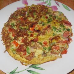 A picture of Masala Omlette.