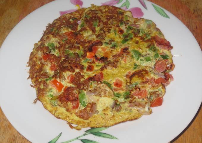 Recipe of Perfect Masala Omlette - Quick and Easy Meals