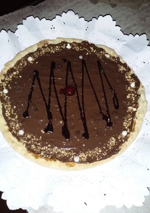 Una foto de Tarta toffi 😋😋 una gloria en tu mesa 😋