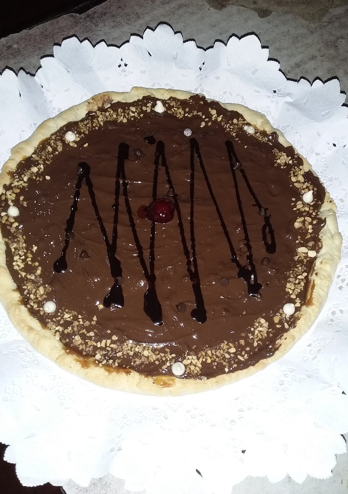 Una foto de Tarta toffi 😋😋 una gloria en tu mesa 😋