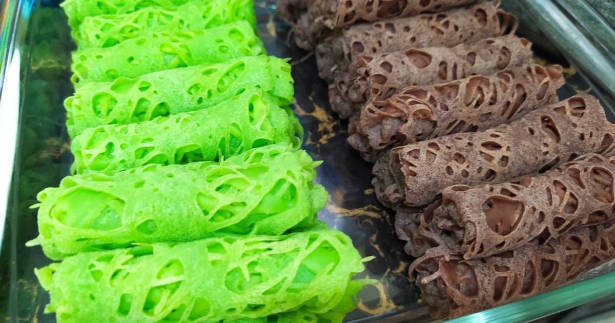 Resipi Roti Jala Pandan Coklat Oleh Lini Gandai May Cookpad