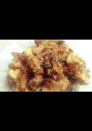 Foto resep 6. Tahu Cabe Garam