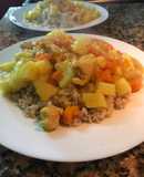 Arroz con crema de curry (Rice -curry)