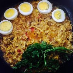 A picture of Dhabewala Chicken Bharta.