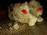 Buñuelos de arroz rellenos de queso... 🤤🤤