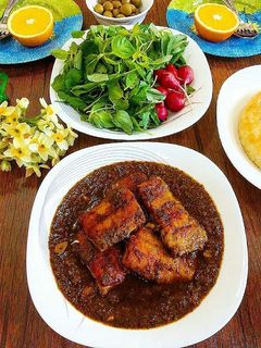 عکسی از دستور قلیه ماهی