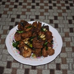 A picture of Chicken 65.