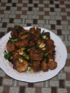 A picture of Chicken 65.