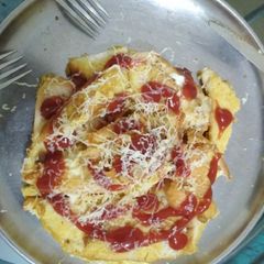 A picture of Egg Pizza.