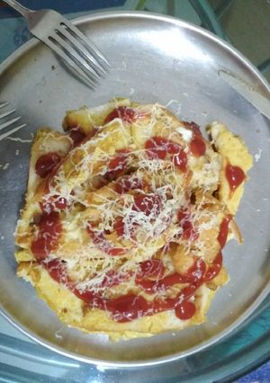 A picture of Egg Pizza.