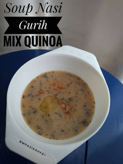 Foto resep MPASI 8+ Soup Nasi Gurih with Quinoa