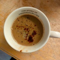 A picture of Hot chocolate with ginger.