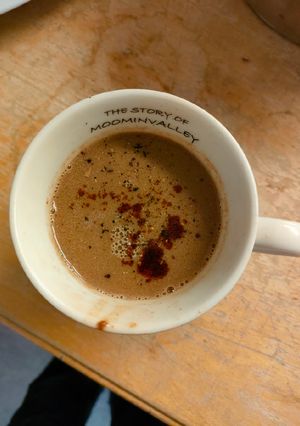A picture of Hot chocolate with ginger.
