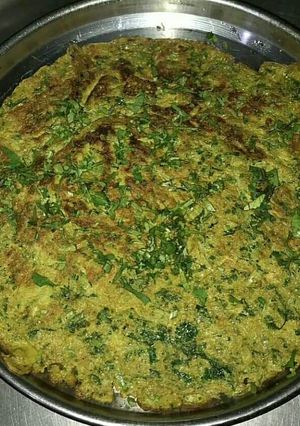 A picture of Palak Parantha.