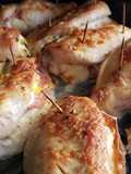 Pañuelos de pechuga rellenos