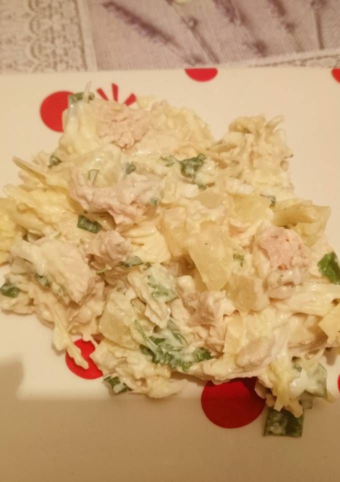 Ніжний салат з куркою